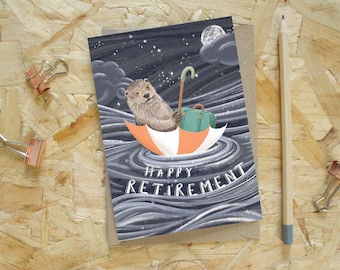 Otter Retirement Card