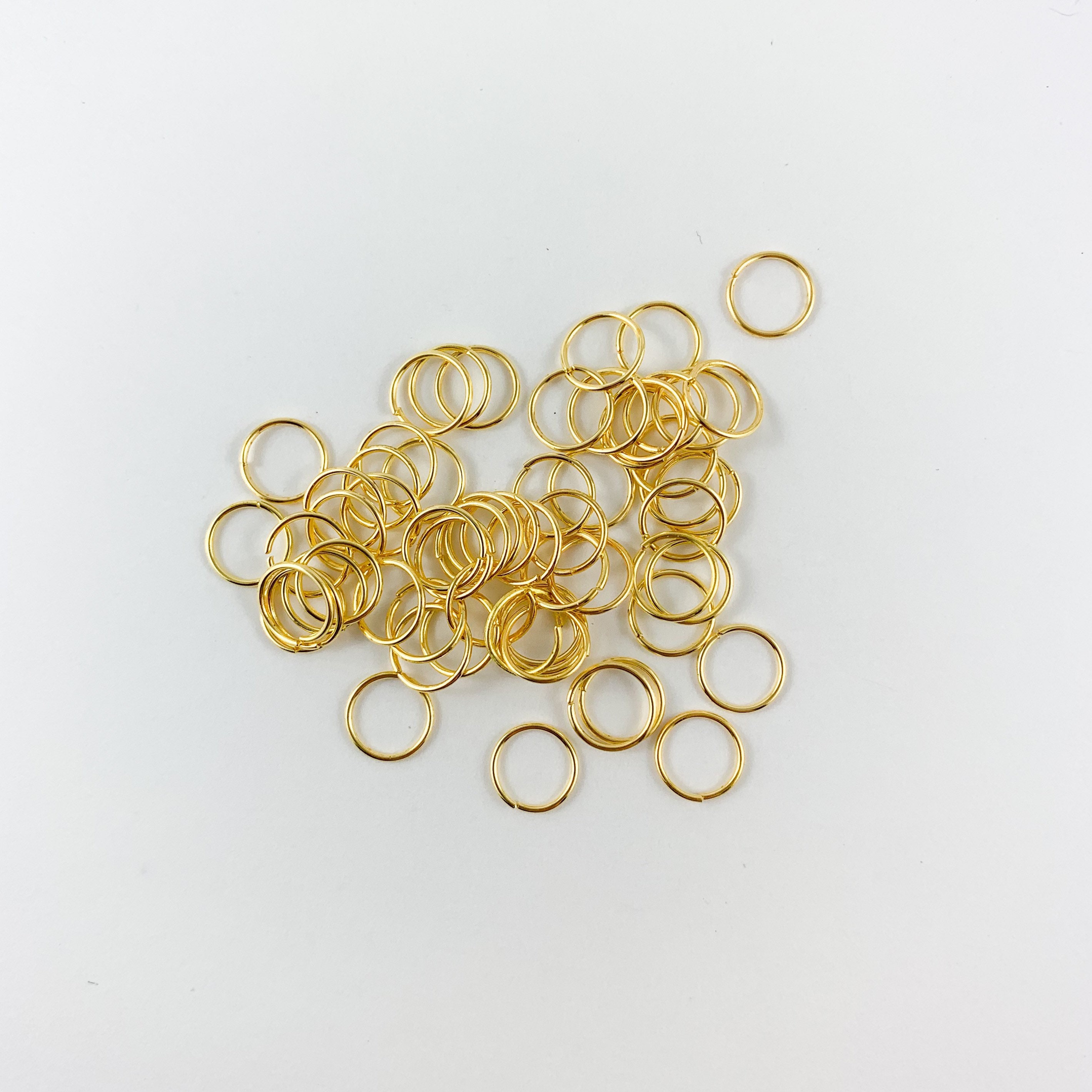 Jump rings for jewelry making 8mm 50/pack free Canadian Etsy