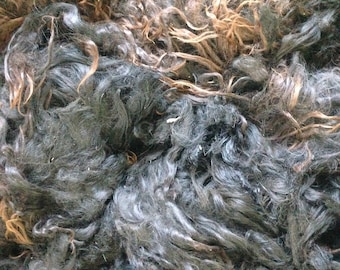 Natural SURI alpaca fleece 100g - all colours avail - spinning felting