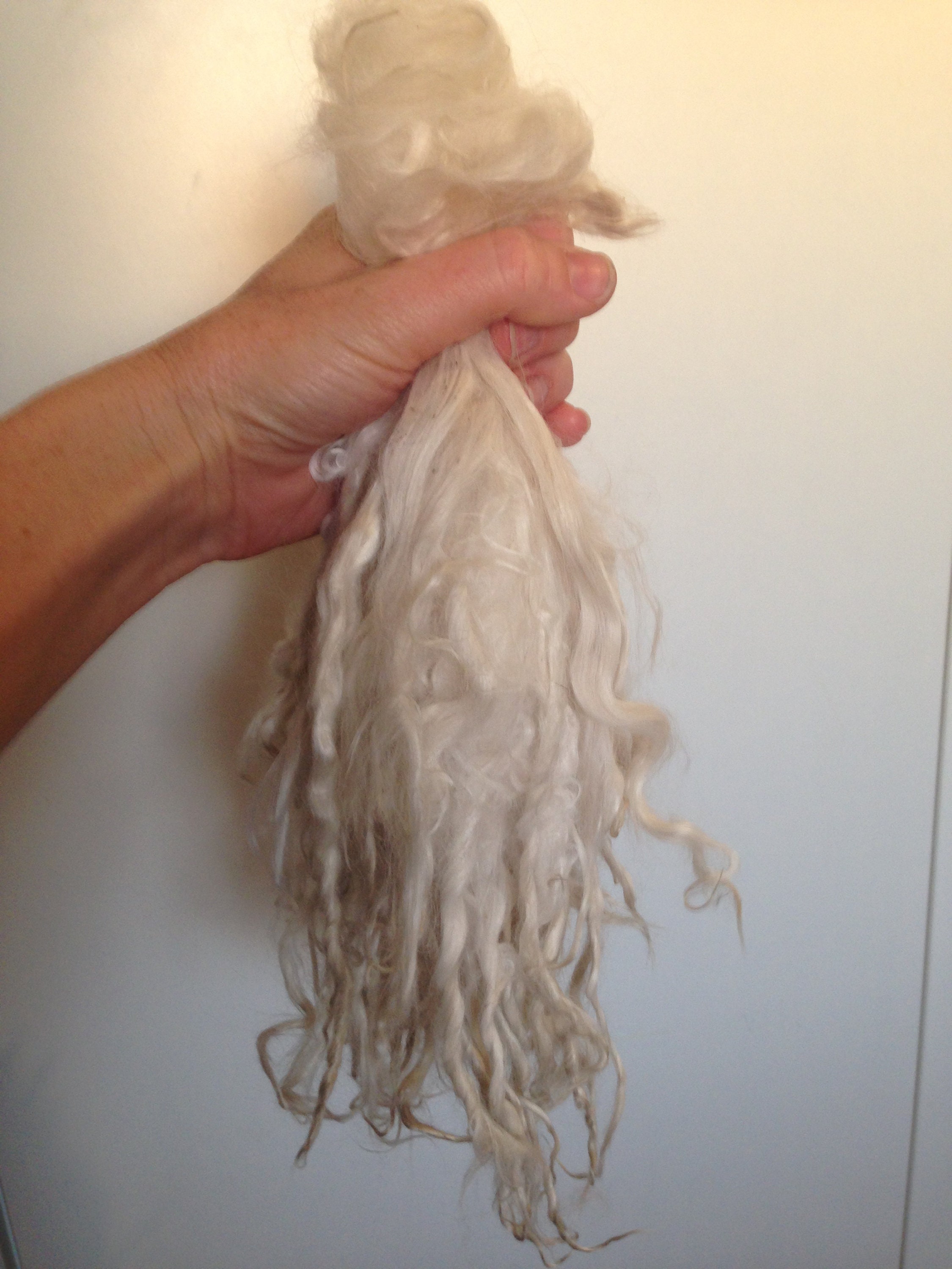 200-230mm length - Suri Alpaca locks - suitable for dolls hair - 100g (3.4oz) - 7inches+