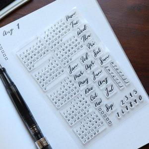 Perpetual calendar stamps 39 stamps total - 2 styles available