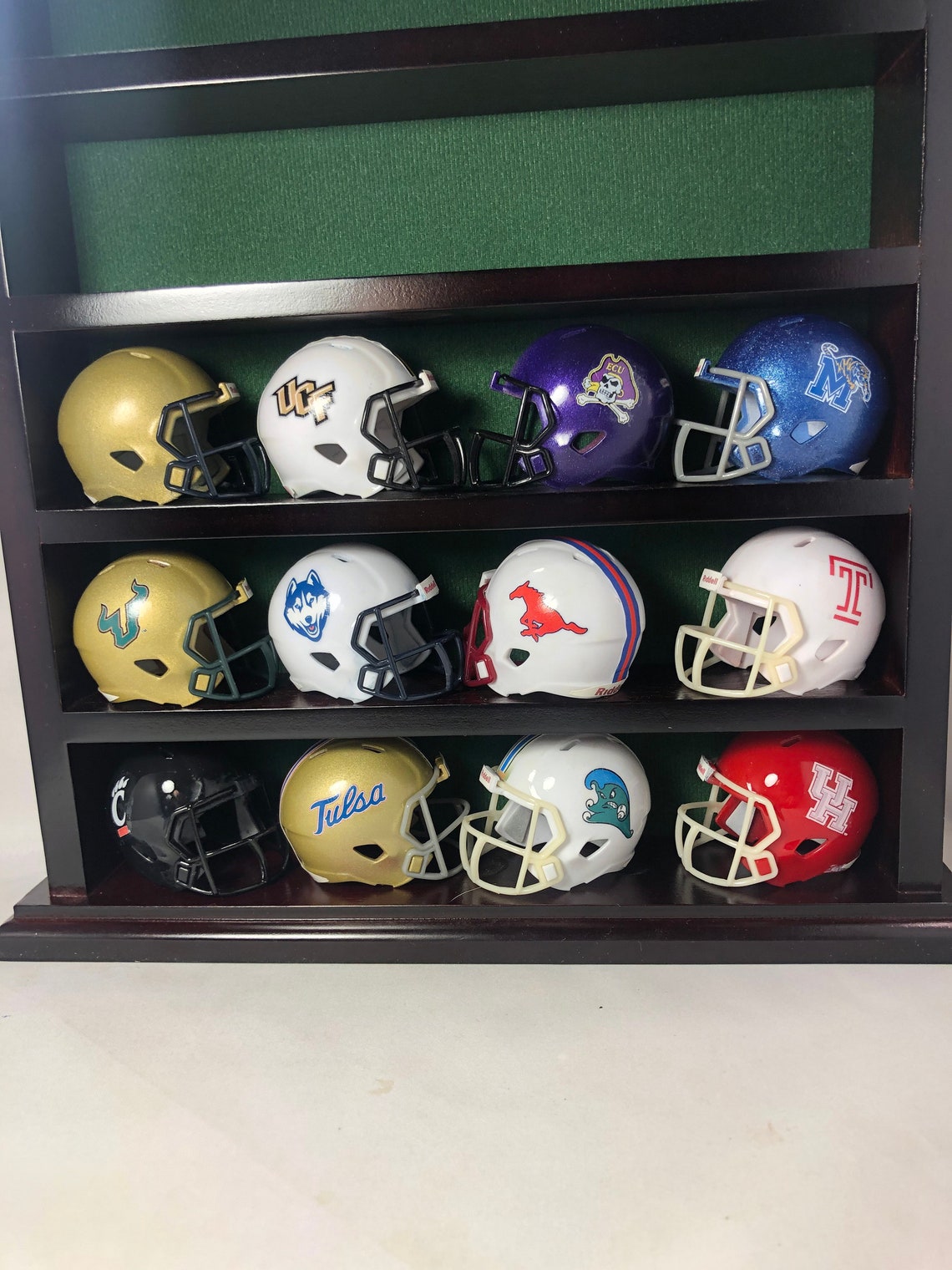 Custom Sun Belt Conference Pocket Pro Football Helmet Set