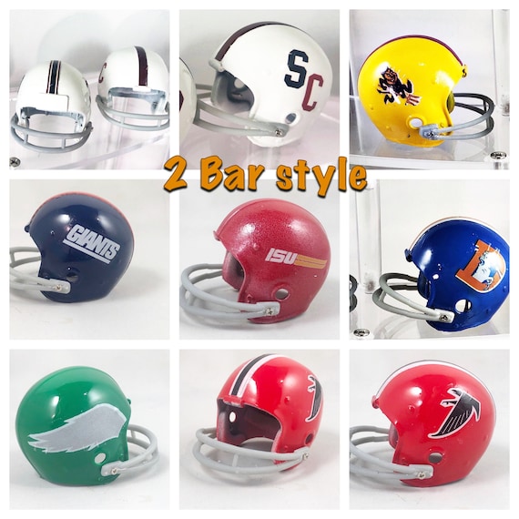 Premium Custom 2-bar Pocket Pro Football Helmet (1 Helmet) - Etsy