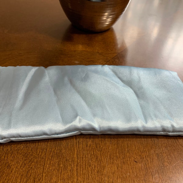 Light Blue Eye Pillow Yoga Meditation Migraines