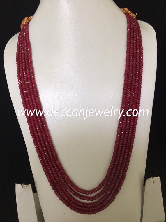 ruby beads