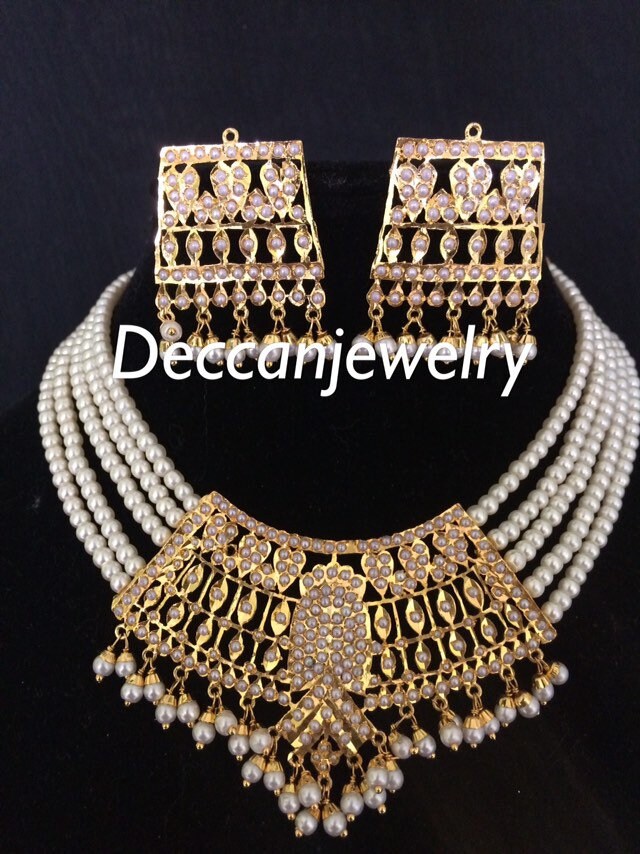Khudra Punjabi Jadau Necklace With 