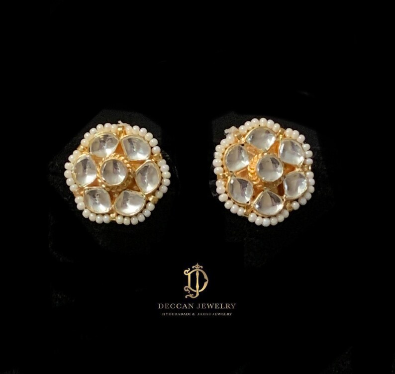 Sumaina high quality jadau pachi kundan necklace with earrings Indian jewellery