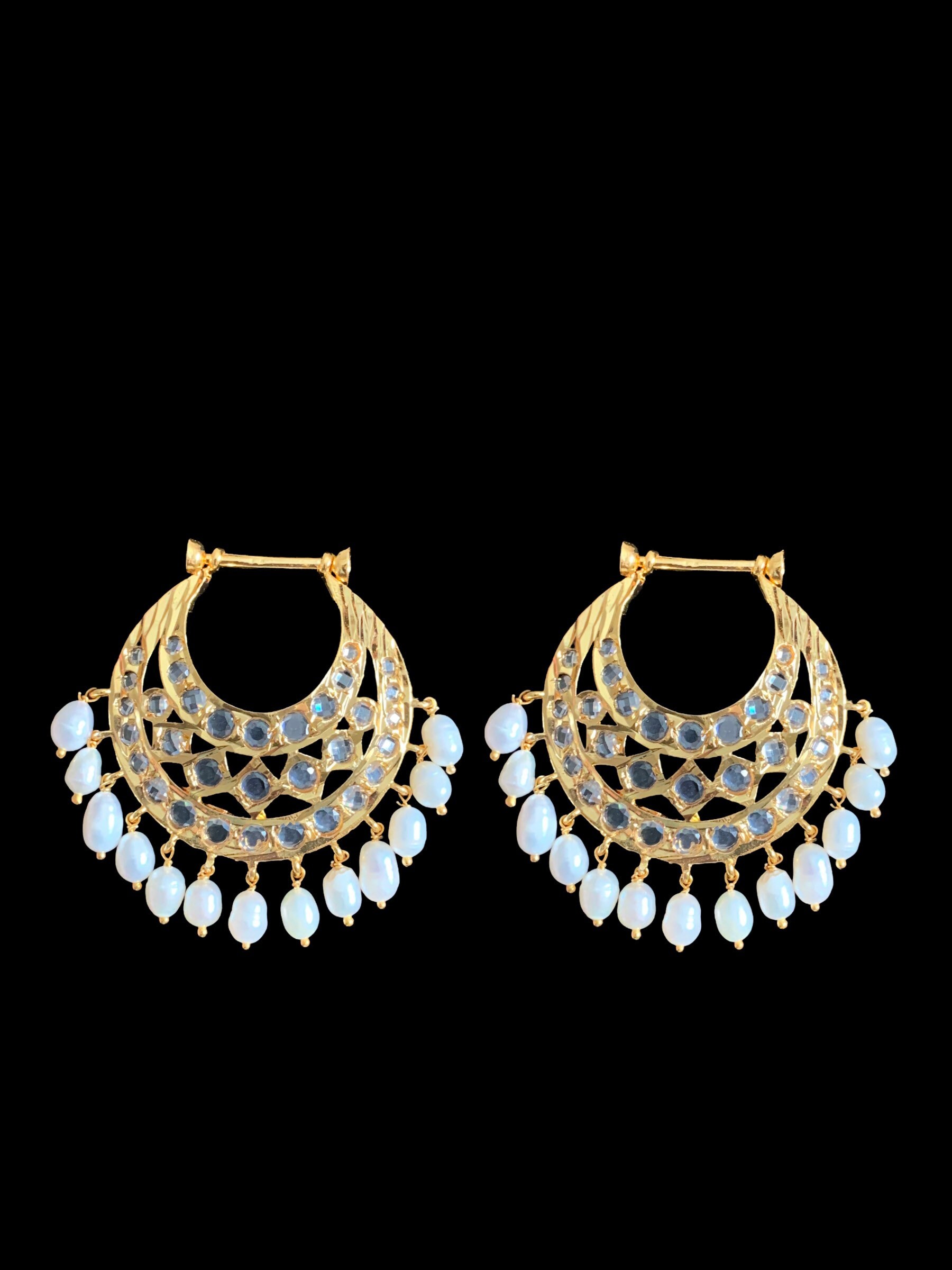 Big Size Chand Bali – Elegant Pearls & Jewellery Collection