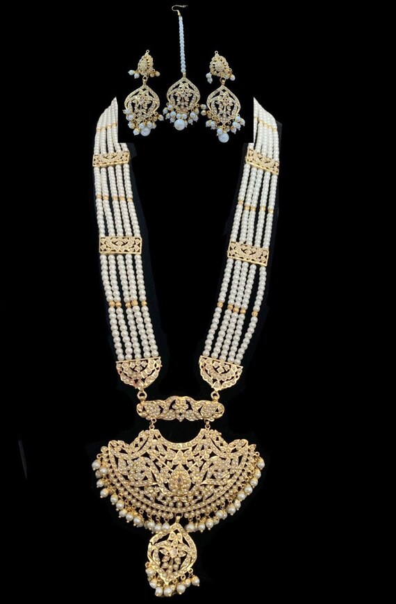 Yashvi Punjabi Jadau Rani Haar With 