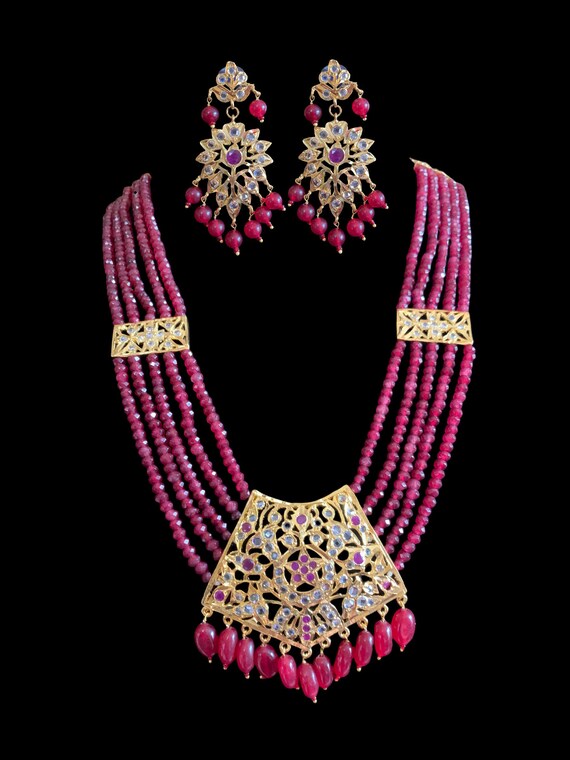 Nisha Hyderabadi Jadau Rani Haar in 