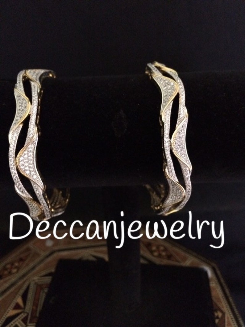 Maya cz bangles in size 2.4
