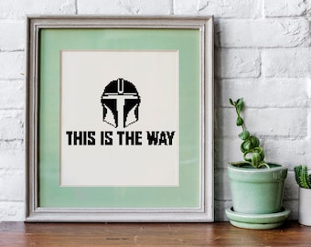 Modern Cross stitch for beginner, simple pattern, easy and small Modern cross stitch chart, elementary cross stitch pattern