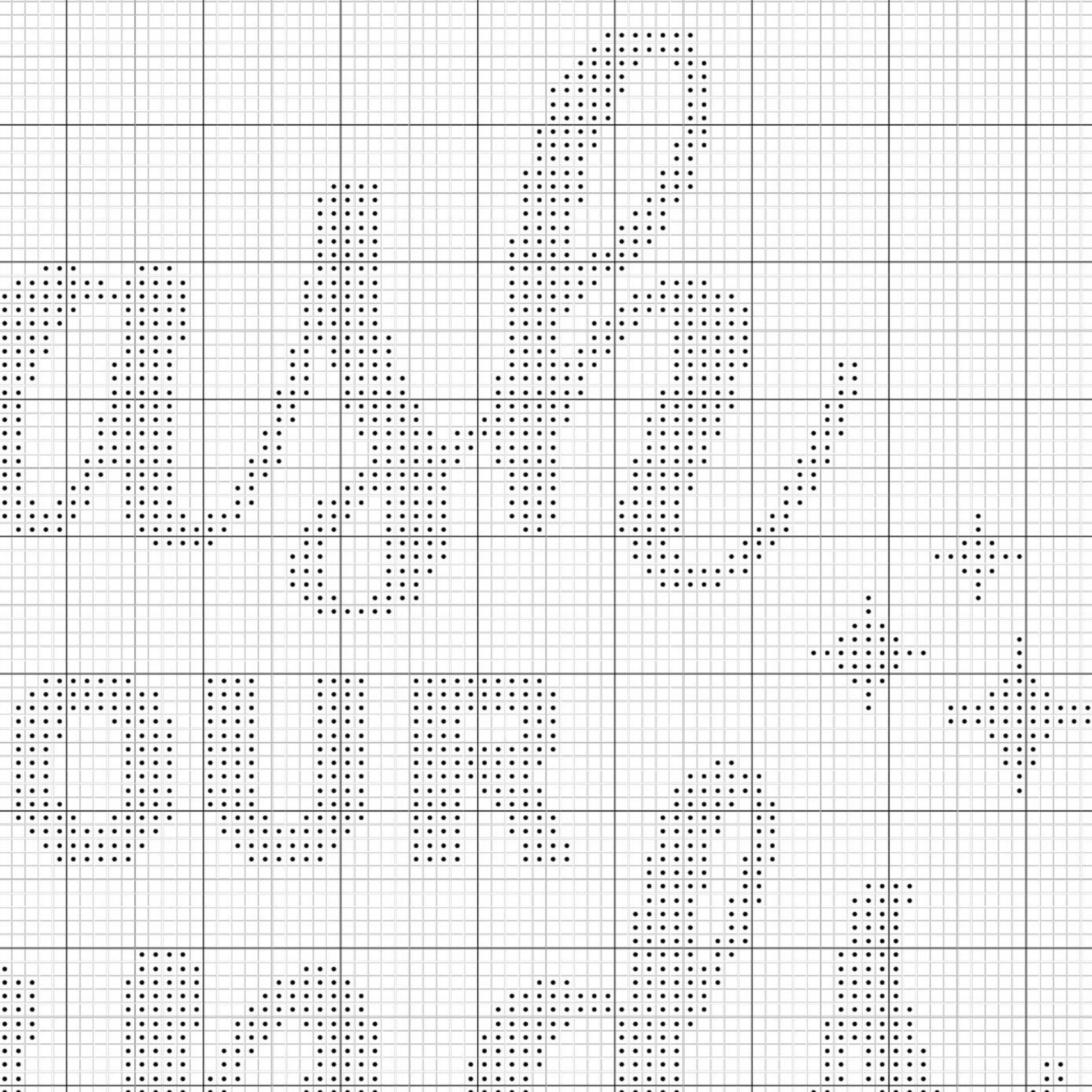 Wash Your Hand Cross Stitch Pattern Hygiene Simple Embroidery Etsy