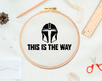 Cross stitch for beginner, simple pattern, easy and small Modern cross stitch chart, elementary cross stitch pattern