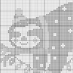 cross stitch pattern Christmas Sloth Merry Christmas xstitch Holiday Xmas counted cross stitch chart Christmas lights cute animal embroidery image 4