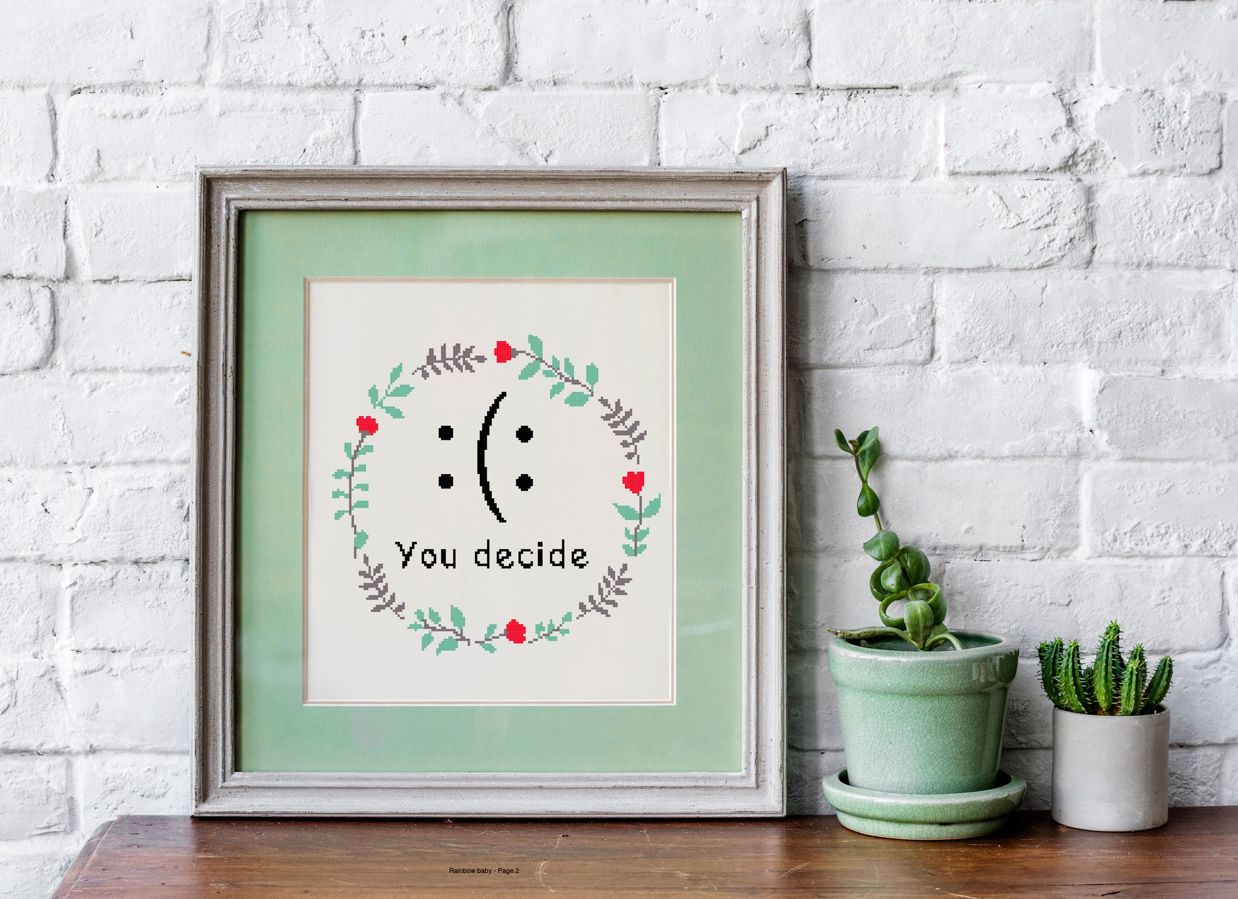 Funny sign cross stitch pattern Home decor sign cross stitch | Etsy
