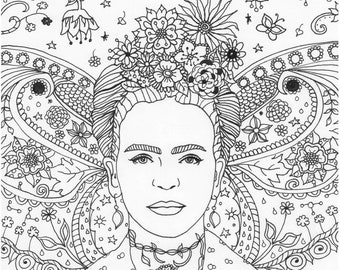 20 frida kahlo cartoon coloring pages  printable coloring