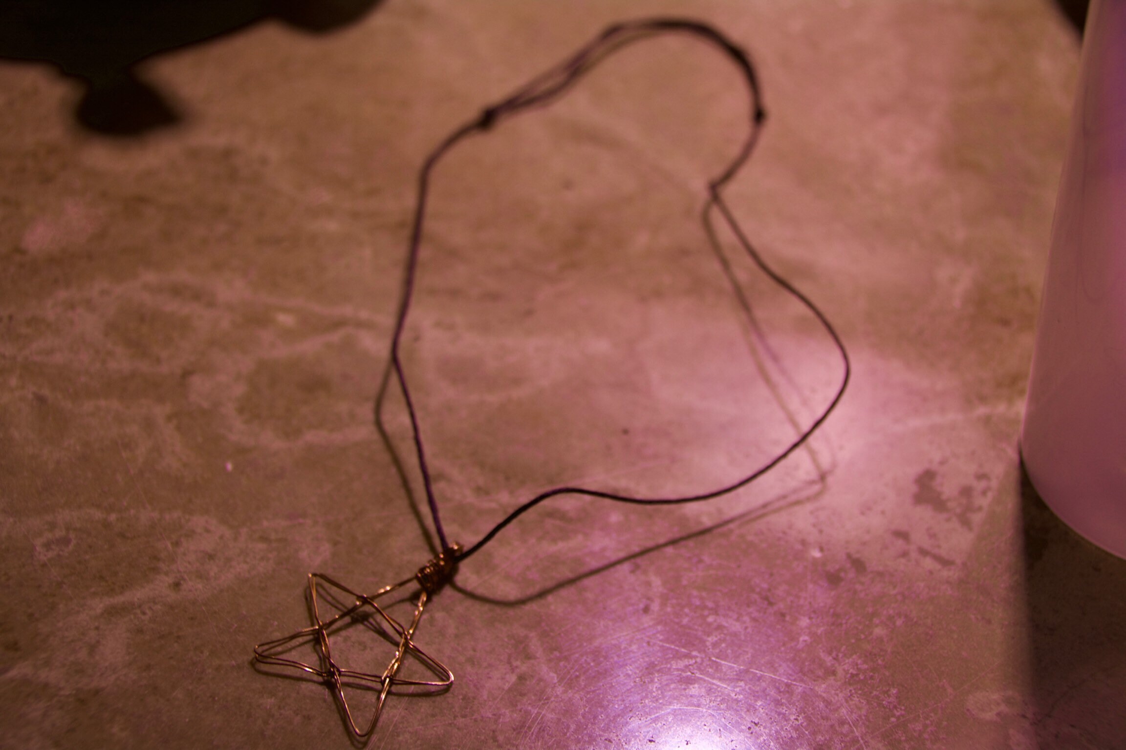 Copper Wire Star Pendant Necklace - Etsy