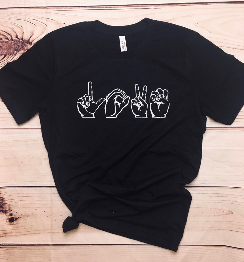 target sign language shirt