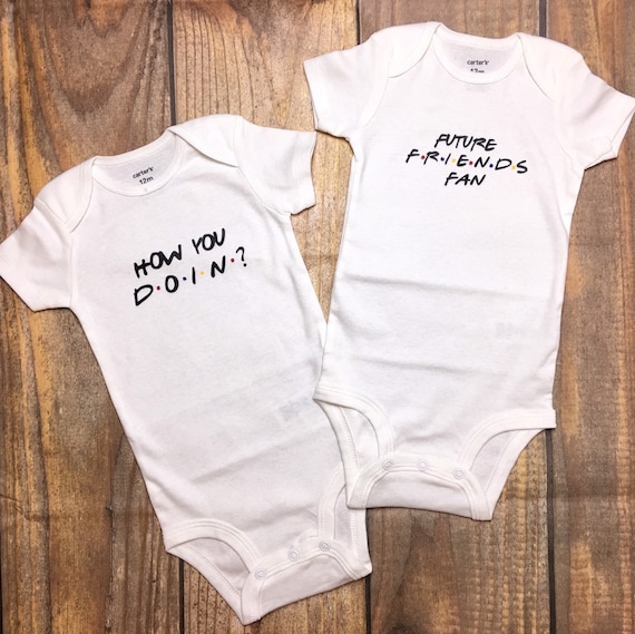 Friends Baby Onesie // Future Fan // How You Doing? // Friends