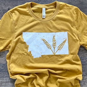 Jugend Ernte-Nacht-Montana-Weizen Kurzarm-Shirt
