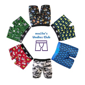 Underwear of the Month Subscription | Gifts for him | Fresh pairs of boxer briefs | Novelty underwear | Fun gifts | Husband | Boyfriend