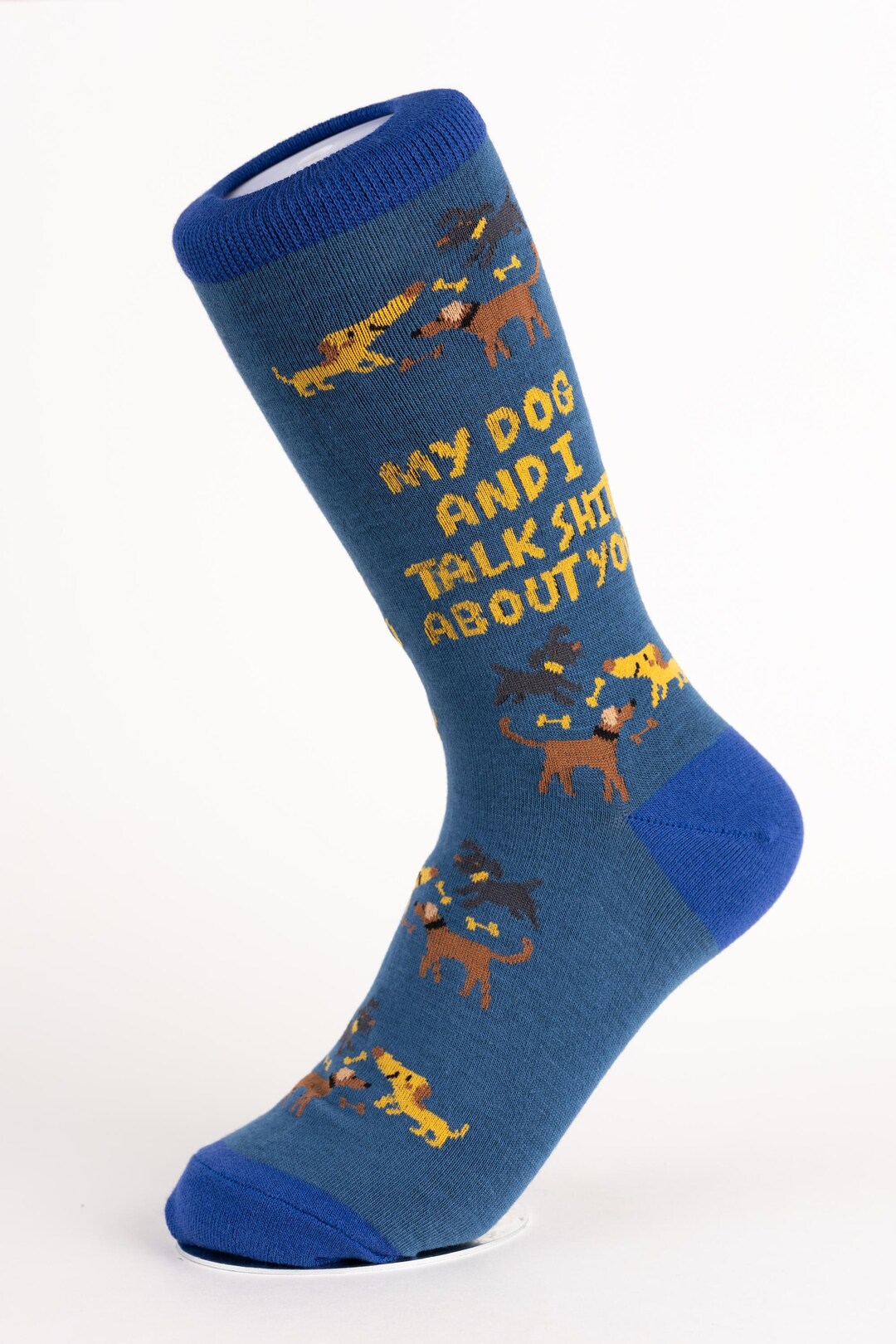 My Dog & I Talk Shit About You Women's Socks | Novelty Socks | Awesome ...