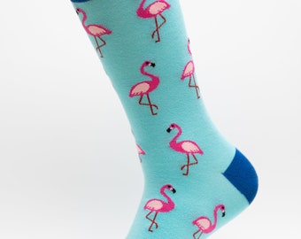 KYWYN Unisex Lovely Pink Flamingo Cozy Cotton Athletic Crew Socks Fun Cute Dress Socks,Novelty Gift for Kids Teens KYWYN Unisex Lovely Pink Flamingo Cozy Cotton Athletic Crew Socks Fun Cute Dress Socks,Novelty Gift for Kids Teens