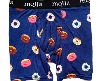 Men's Donuts Boxer Briefs | Modal Underwear | Fun Gitch | Groom Gifts | Sweat Proof | Comfortable Undies | Funky Gifts for Men