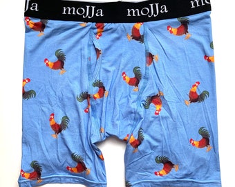 Men's Rooster Boxer Briefs | Modal Underwear | Fun Gitch | Groom Gifts | Sweat Proof | Comfortable Undies | Funky Gifts for Men Him