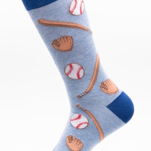 Calcetines divertidos para hombre, deportes, béisbol, fútbol y más,  divertidos