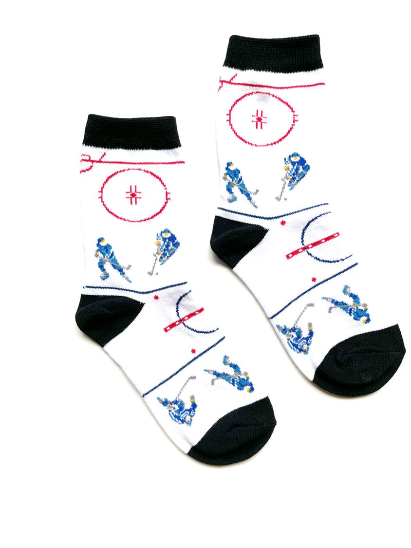 Kids' Socks | Hockey Crew Socks | Kids Gifts | Fun Socks | Cool Socks | Awesome Socks | Crazy Socks | Funky Socks
