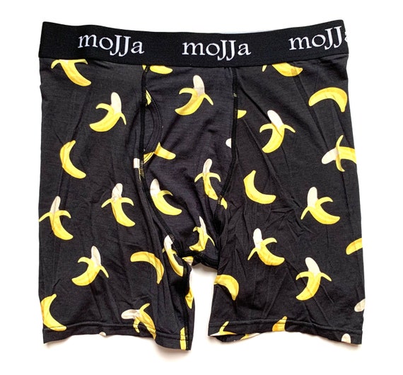 Men's Bananas Boxer Briefs Modal Underwear Fun Gitch Groom Gifts Sweat Proof  Comfortable Undies Funky Gifts for Men 