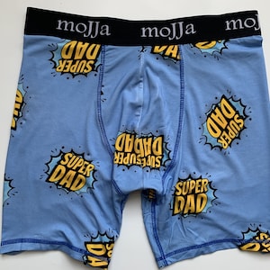 Super Papa Boxer Briefs | Unterwäsche aus Modal | Lustiger Gitch | Bräutigam Geschenke | Feuchtigkeitstransport | Bequeme Unterwäsche | Neuheit Geschenke für Männer Him