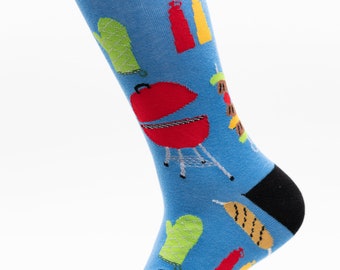 Mens Socks | BBQ Accessories Socks | Fun Socks | Cool Socks | Awesome Socks | Crazy Socks | Groom Socks | Funky Socks