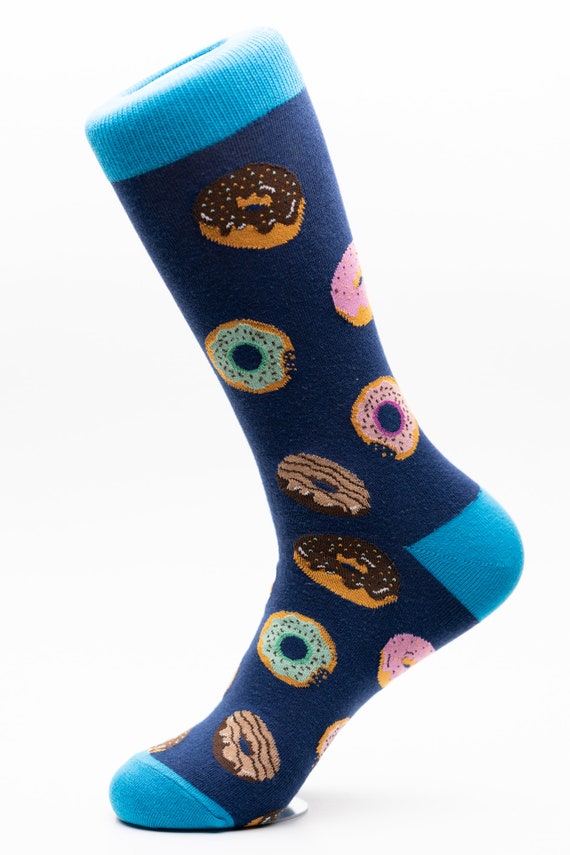 Chaussettes pour hommes Chaussettes Donuts Chaussettes amusantes