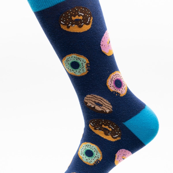 Chaussettes pour hommes | Chaussettes Donuts | Chaussettes amusantes | Chaussettes cool | Superbes chaussettes | Chaussettes folles | Chaussettes pour marié | Chaussettes originales