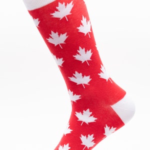 Canada Maple Leaf Socks | Fun Socks | Cool Socks | Awesome Socks | Canada Socks | Canada Day Socks | July 1st