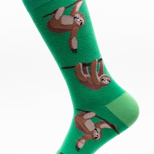 Sloth Socks | Animal Socks |  Fun Socks | Cool Socks | Awesome Socks | Crazy Socks | Groom Socks | Funky Socks