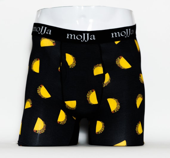 Men's Taco Boxer Briefs Modal Underwear Fun Gitch Groom Gifts Sweat Proof  Comfortable Undies Funky Gifts for Men Him 