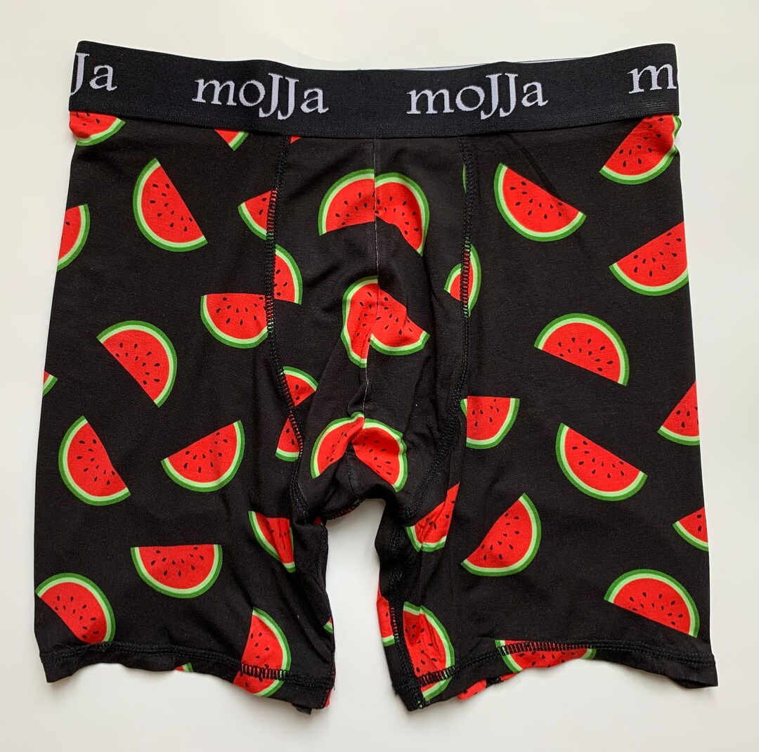 Watermelon Boxer Briefs Modal Underwear Fun Gitch Groom Etsy