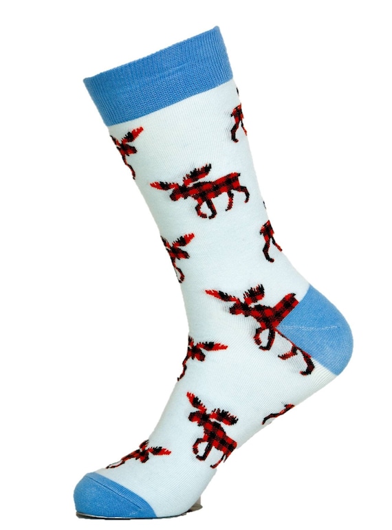 À carreaux Canada Orignal Chaussettes pour hommes Chaussettes