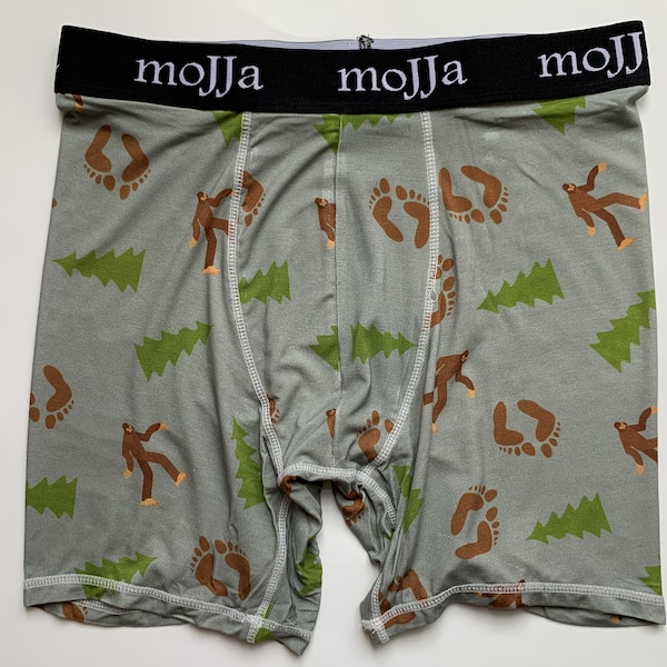 Men's Big Foot Sasquatch Boxer Briefs | Modal Underwear | Fun Gitch | Groom Gifts | Comfortable Undies | Novelty Gifts for Men Him