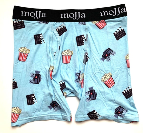 Men's Movie Popcorn Boxer Briefs Modal Underwear Fun Gitch Groom
