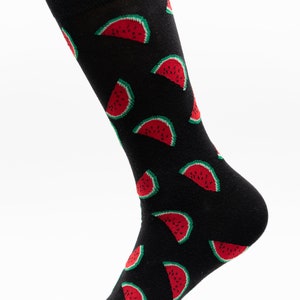 Watermelon Socks | Funky Socks | BBQ Socks | Summer | Fruit Socks | Groom Socks | Picnic Socks