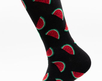 Watermelon Socks | Funky Socks | BBQ Socks | Summer | Fruit Socks | Groom Socks | Picnic Socks