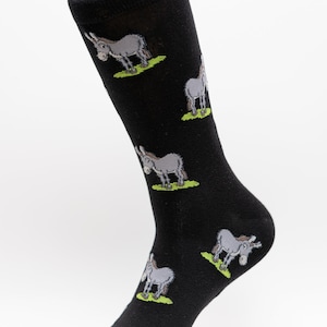 Donkey Crew Socks | Fun Socks | Cool Socks | Awesome Socks | Crazy Socks | Groom Socks | Funky Socks | Ass | Men&#39;s Socks | Women&#39;s Socks