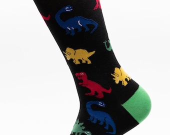 Chaussettes homme | Chaussettes dinosaures | Chaussettes amusantes | Chaussettes T-Rex | Chaussettes géniales | Chaussettes Dino | Chaussettes de marié | Chaussettes funky