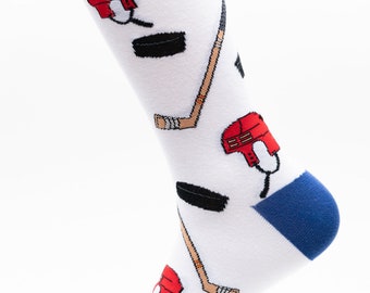 Mens Socks | Hockey Socks | Fun Socks | NHL Socks | Hockey Lover Gifts | Crazy Socks | Groom Socks | Funky Socks