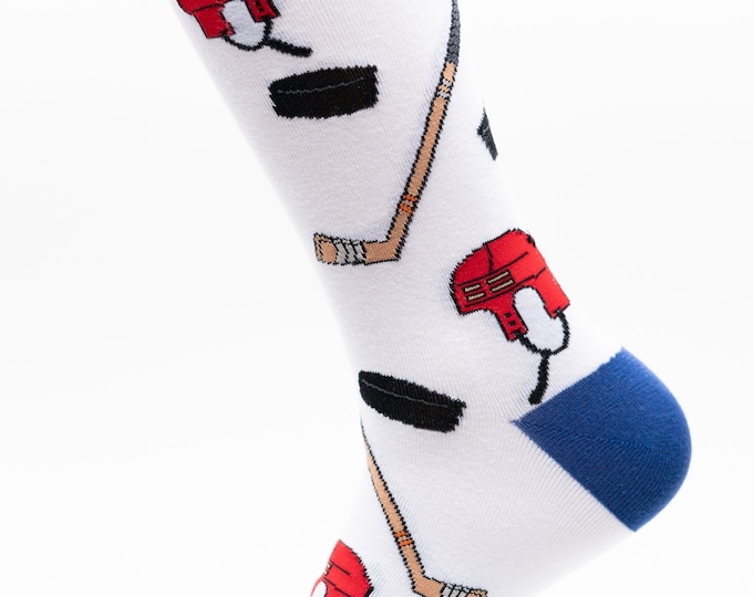 Mens Socks | Hockey Socks | Fun Socks | NHL Socks | Hockey Lover Gifts | Crazy Socks | Groom Socks | Funky Socks